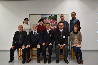 知事座布団集会